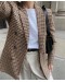 STRAIGHT BLAZER WITH PADDED SHOULDER